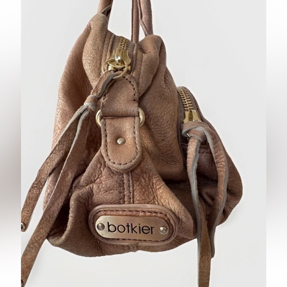 Botkier Bianca Boho Leather Signature Satchel Bag purse Handbag *Flaws - Picture 13 of 16